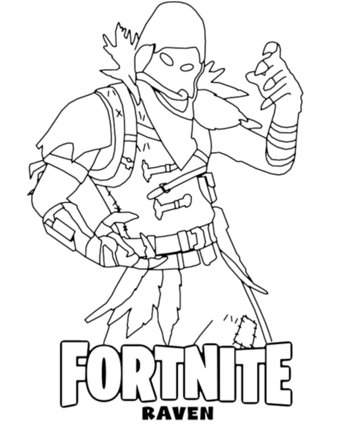 Fornite coloring pages