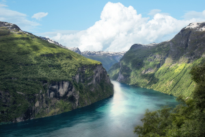 Norwegen- Fjord